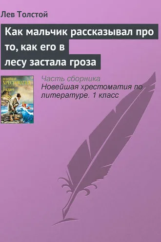 Обложка книги «Как мальчик рассказывал про то, как его в лесу застала гроза»