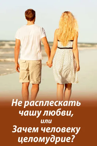 Обложка книги «Не расплескать чашу любви, или Зачем человеку целомудрие?»
