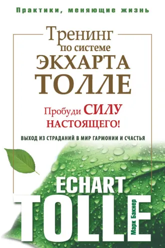 Обложка книги «Тренинг по системе Экхарта Толле. Пробуди силу настоящего! Выход из страданий в мир гармонии и счастья»