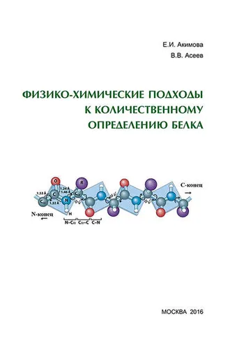 Обложка книги «Физико-химические подходы к количественному определению белка»