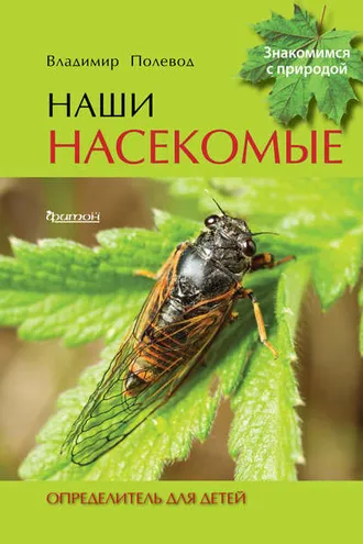 Обложка книги «Наши насекомые. Определитель для детей»