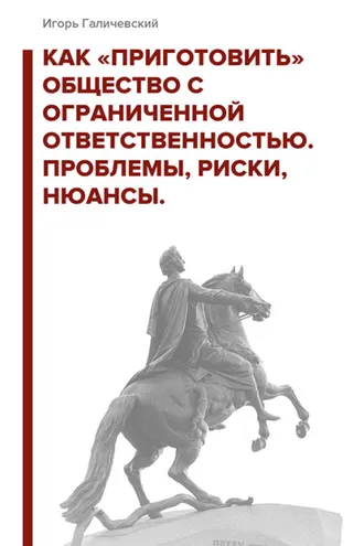 Обложка книги «Как «приготовить» общество с ограниченной ответственностью. Проблемы, риски, нюансы»