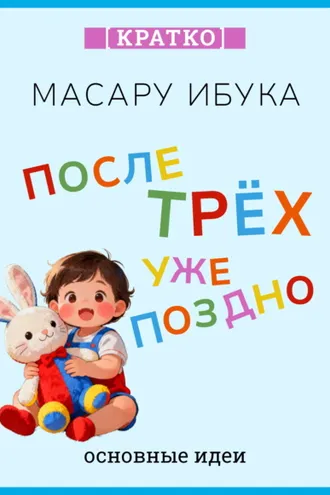 Обложка книги «После трех уже поздно. Масару Ибука. Кратко»
