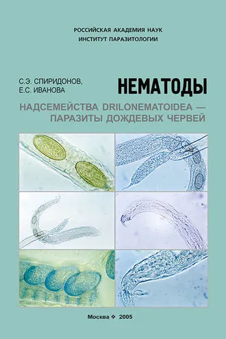Обложка книги «Нематоды надсемейства Drilonematoidea – паразиты дождевых червей»