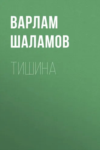 Обложка книги «Тишина»