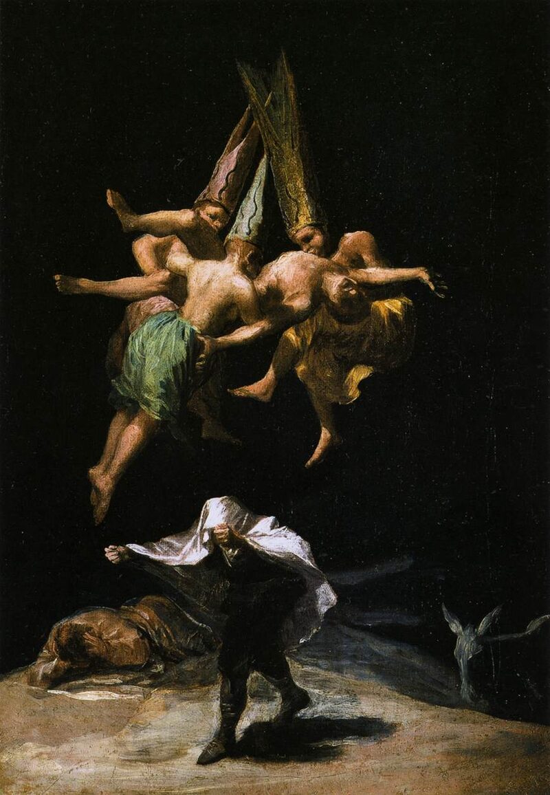 Франсиско Гойя, «Полёт ведьм» (1798)