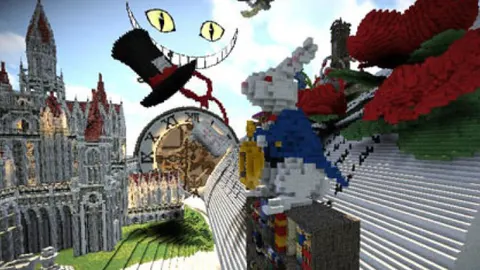 Minecraft и «Алиса в Стране чудес»
